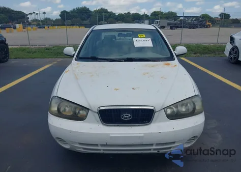 2001 Hyundai Elantra Gls from USA, damaged, VIN KMHDN45D21U161316